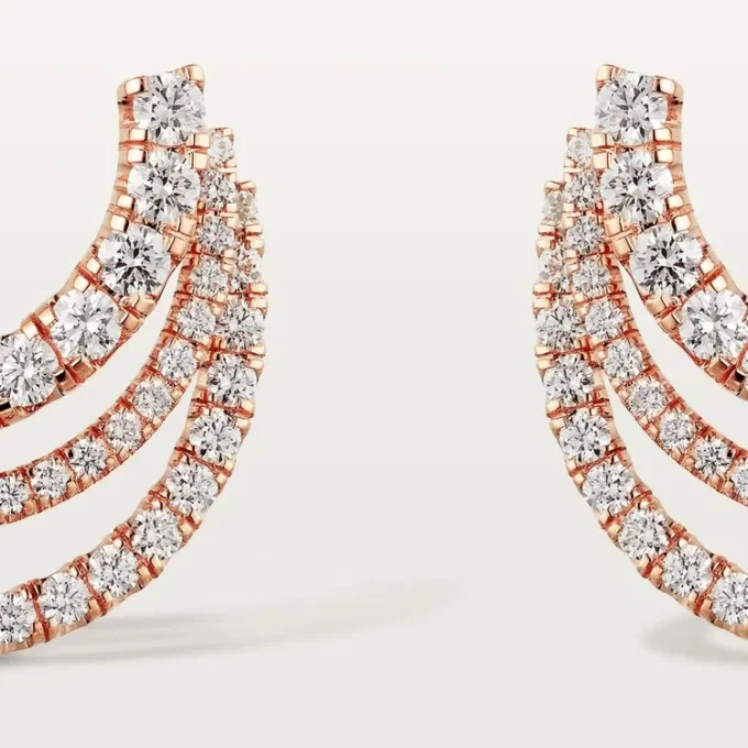 Etincelle De Cartier örhängen – Roséguld, diamanter – Cartier Etincelle De Cartier örhängen – Roséguld, diamanter – Cartier