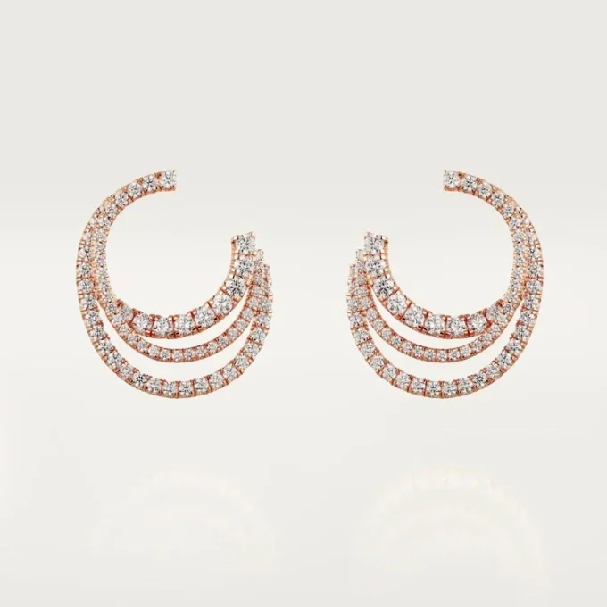 Etincelle De Cartier örhängen – Roséguld, diamanter – Cartier Etincelle De Cartier örhängen – Roséguld, diamanter – Cartier