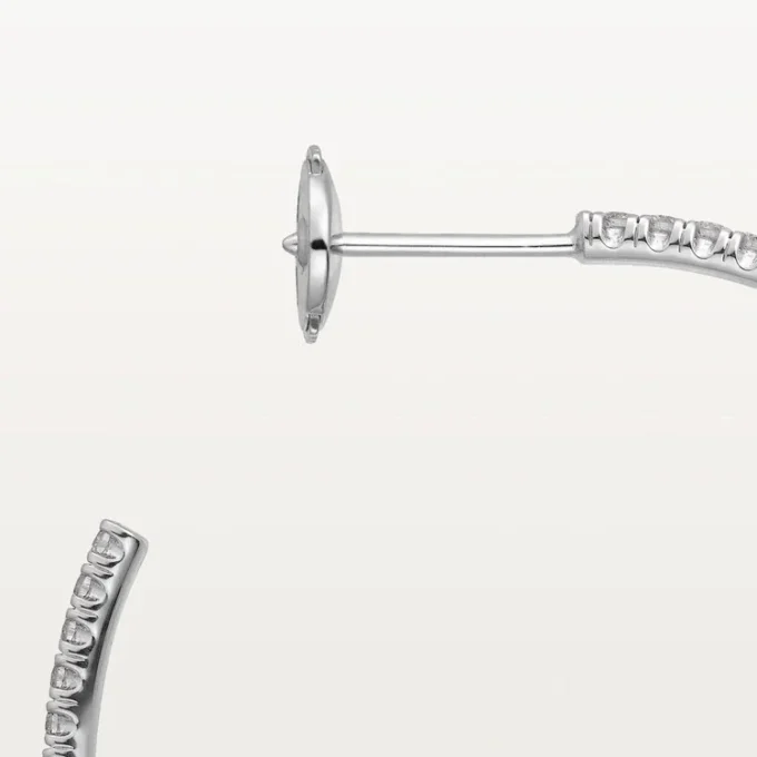 Etincelle De Cartier örhängen, stor modell – vitguld, diamanter – Cartier Etincelle De Cartier örhängen, stor modell – vitguld, diamanter – Cartier