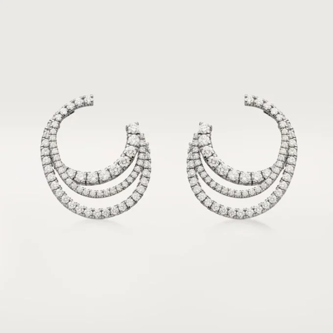 Etincelle De Cartier örhängen – vitguld, diamanter – Cartier Etincelle De Cartier örhängen – vitguld, diamanter – Cartier