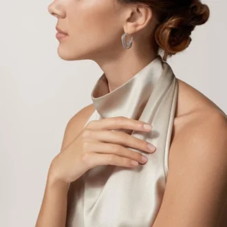 Etincelle De Cartier örhängen – vitguld, diamanter – Cartier