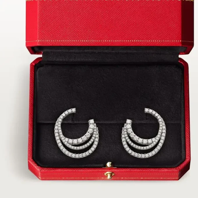 Etincelle De Cartier örhängen – vitguld, diamanter – Cartier Etincelle De Cartier örhängen – vitguld, diamanter – Cartier