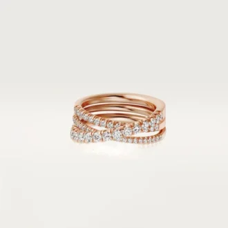 Etincelle De Cartier-ring – rosa guld, diamanter – Cartier