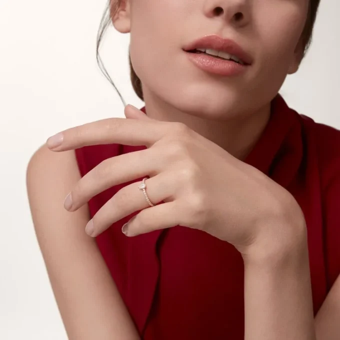 Etincelle De Cartier-ring – rosa guld, diamanter – Cartier Etincelle De Cartier-ring – rosa guld, diamanter – Cartier