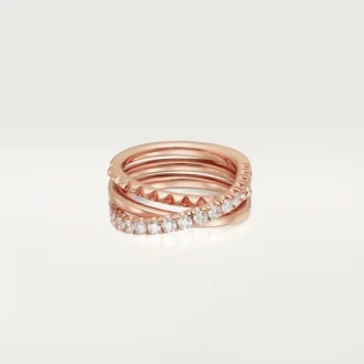 Etincelle De Cartier-ring – Roséguld, diamanter – Cartier
