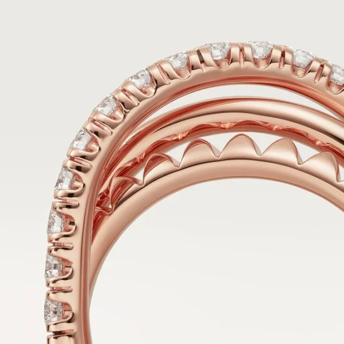 Etincelle De Cartier-ring – Roséguld, diamanter – Cartier