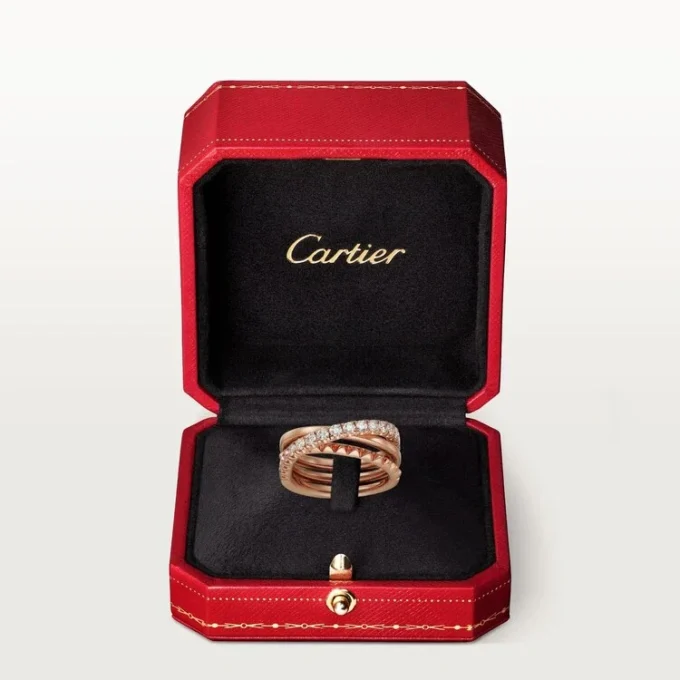 Etincelle De Cartier-ring – Roséguld, diamanter – Cartier