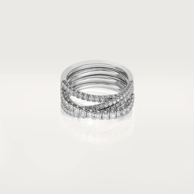 Etincelle De Cartier-ring – vitguld, diamanter – Cartier