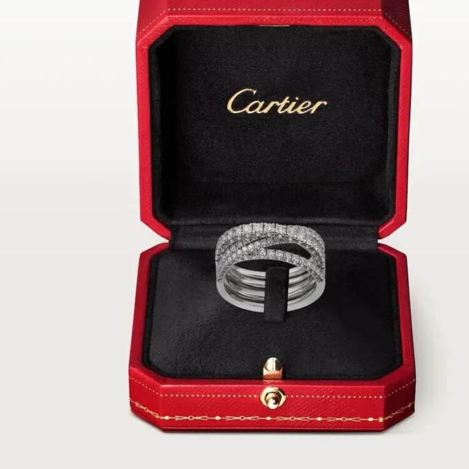 Etincelle De Cartier-ring – vitguld, diamanter – Cartier