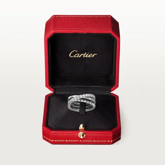 Etincelle De Cartier-ring – vitguld, diamanter – Cartier