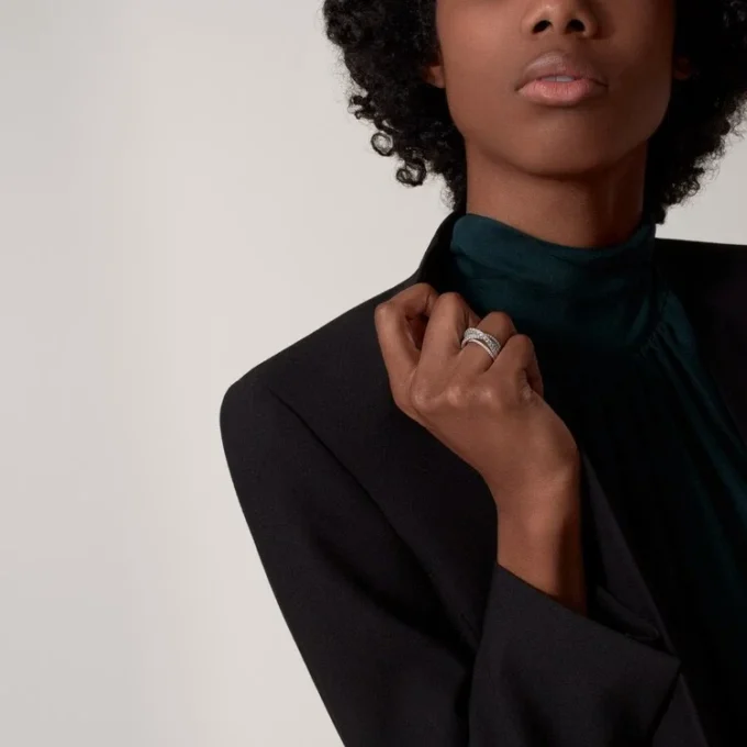 Etincelle De Cartier-ring – vitguld, diamanter – Cartier