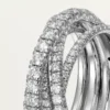 Etincelle De Cartier-ring – vitguld, diamanter – Cartier