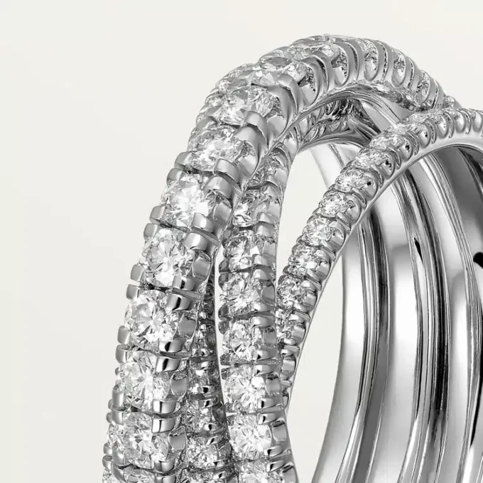 Etincelle De Cartier-ring – vitguld, diamanter – Cartier