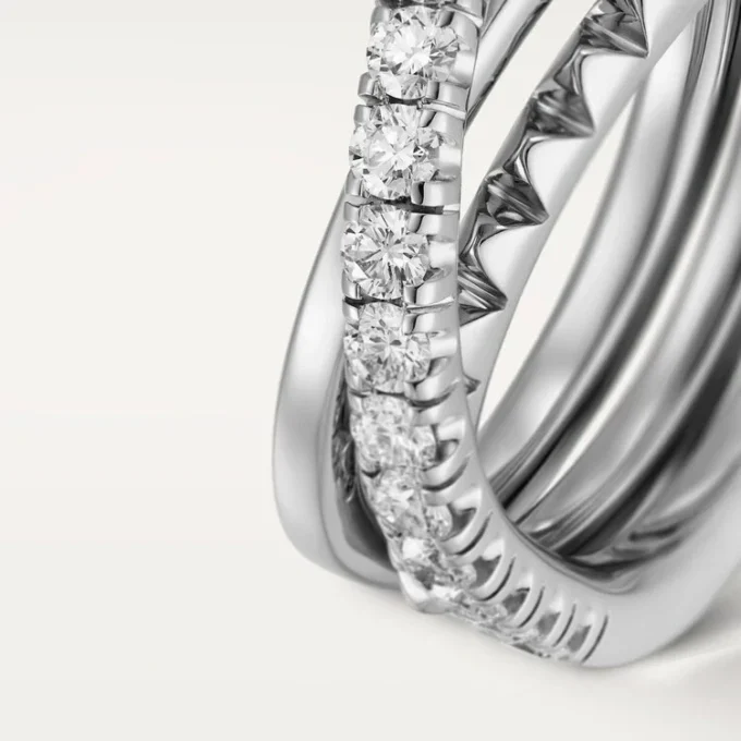 Etincelle De Cartier-ring – vitguld, diamanter – Cartier