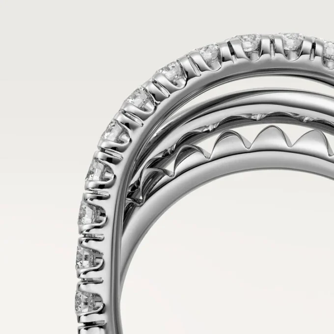 Etincelle De Cartier-ring – vitguld, diamanter – Cartier