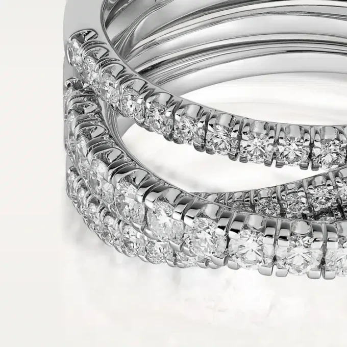 Etincelle De Cartier-ring – vitguld, diamanter – Cartier