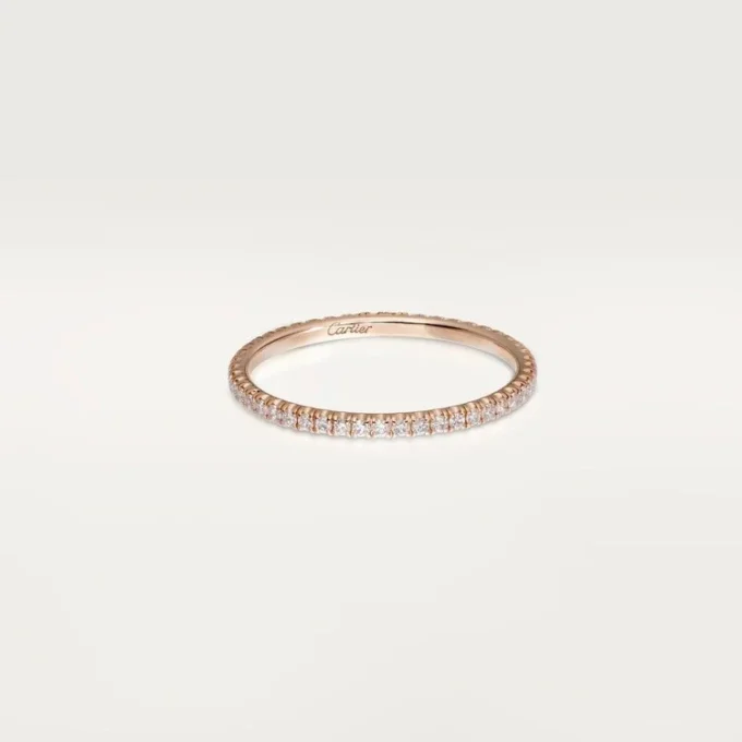 Etincelle De Cartier vigselring, 1,5 mm bred, pavé