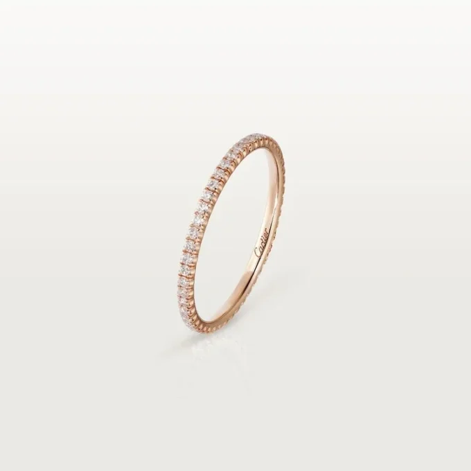 Etincelle De Cartier vigselring, 1,5 mm bred, pavé