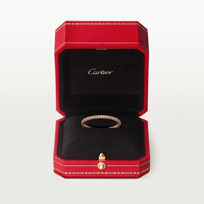 Etincelle De Cartier vigselring, 1,5 mm bred, pavé