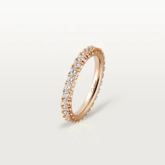 Etincelle De Cartier vigselring, 2,6 mm bredd, pavé
