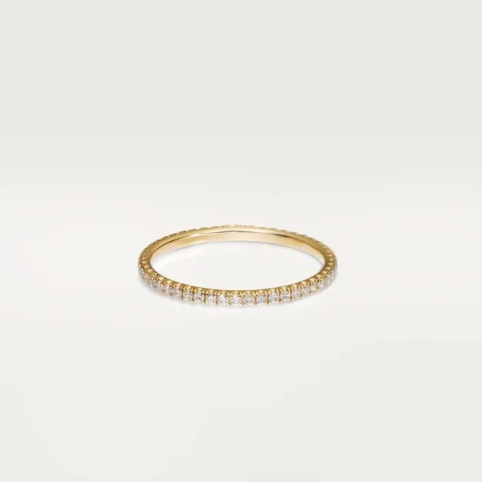 Etincelle De Cartier vigselring – gult guld, diamanter – Cartier