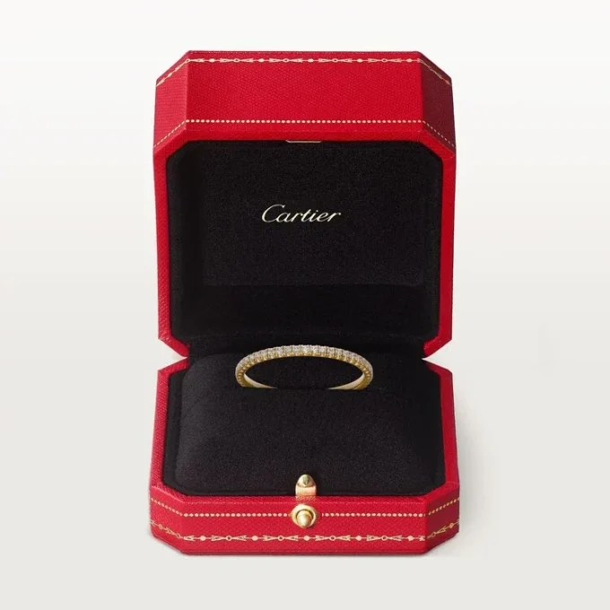 Etincelle De Cartier vigselring – gult guld, diamanter – Cartier