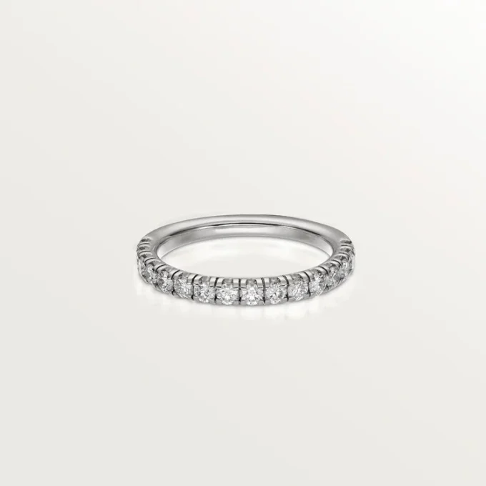 Etincelle De Cartier vigselring – platina, diamanter – Cartier