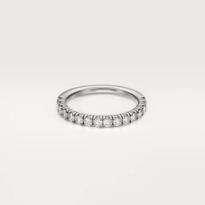 Etincelle De Cartier vigselring – platina, diamanter – Cartier