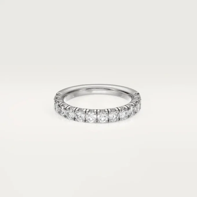 Etincelle De Cartier vigselring – platina, diamanter – Cartier