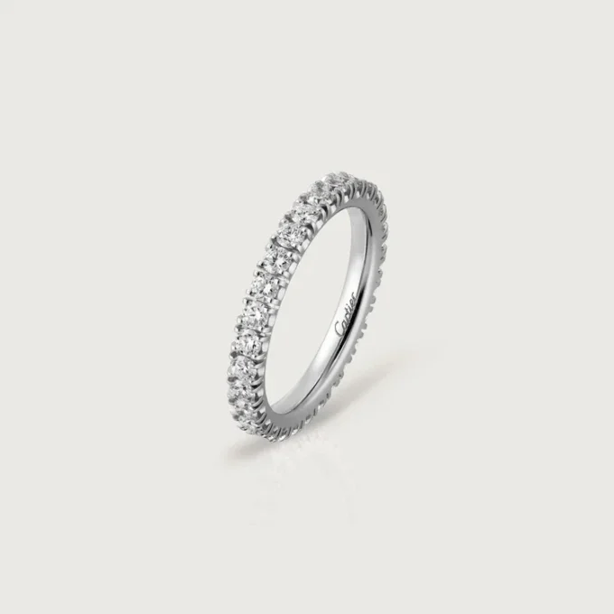 Etincelle De Cartier vigselring – platina, diamanter – Cartier