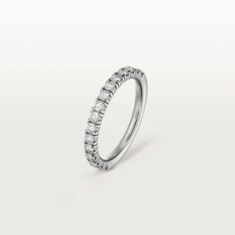 Etincelle De Cartier vigselring – platina, diamanter – Cartier