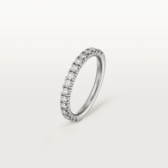 Etincelle De Cartier vigselring – platina, diamanter – Cartier