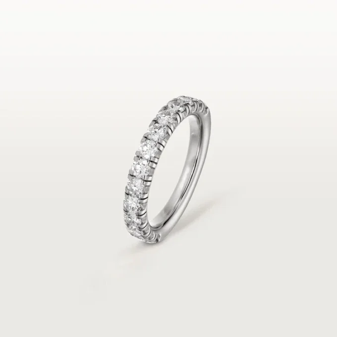 Etincelle De Cartier vigselring – platina, diamanter – Cartier