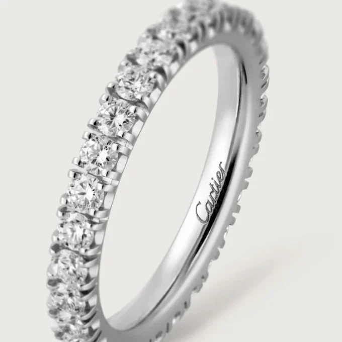 Etincelle De Cartier vigselring – platina, diamanter – Cartier