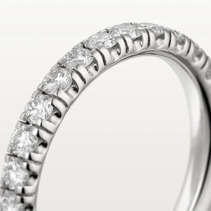 Etincelle De Cartier vigselring – platina, diamanter – Cartier