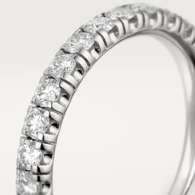 Etincelle De Cartier vigselring – platina, diamanter – Cartier