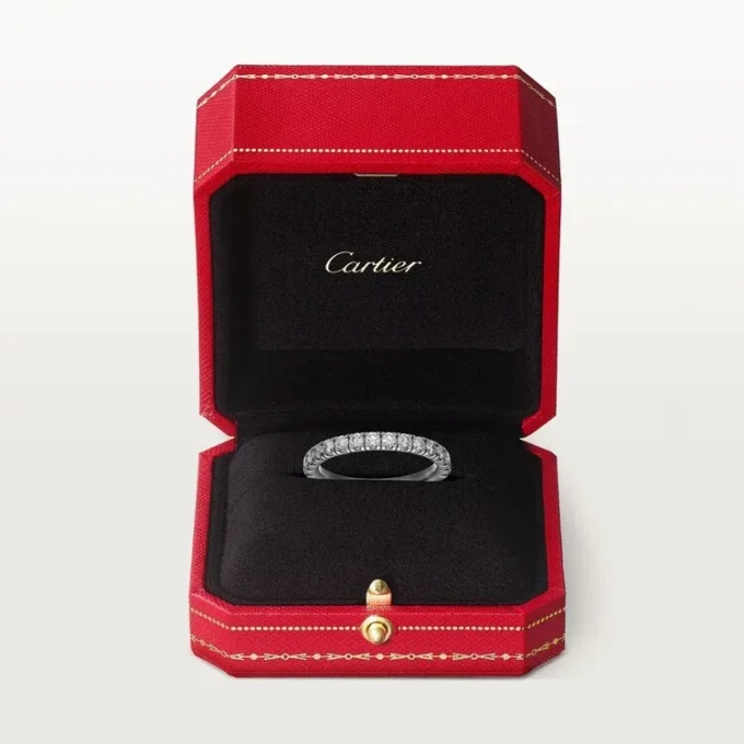 Etincelle De Cartier vigselring – platina, diamanter – Cartier