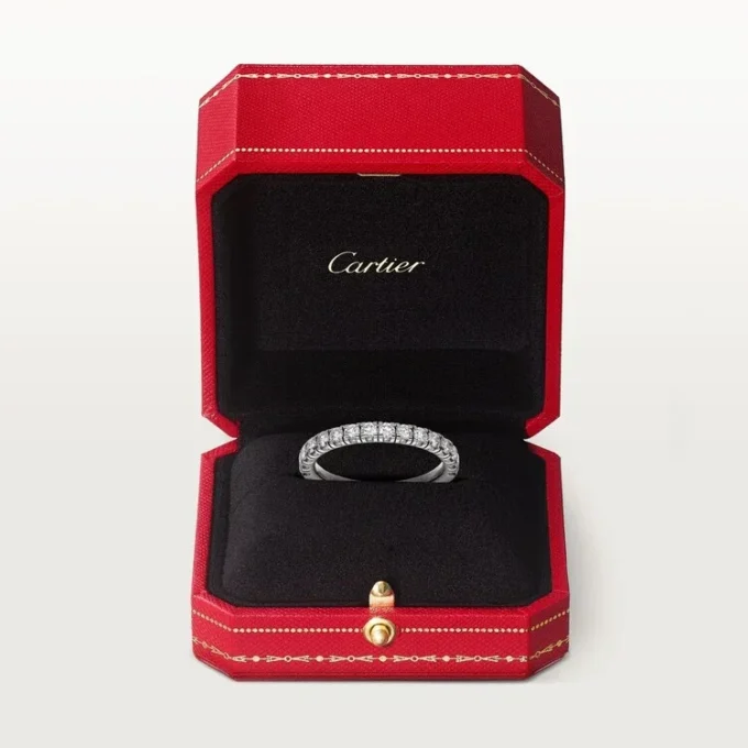 Etincelle De Cartier vigselring – platina, diamanter – Cartier