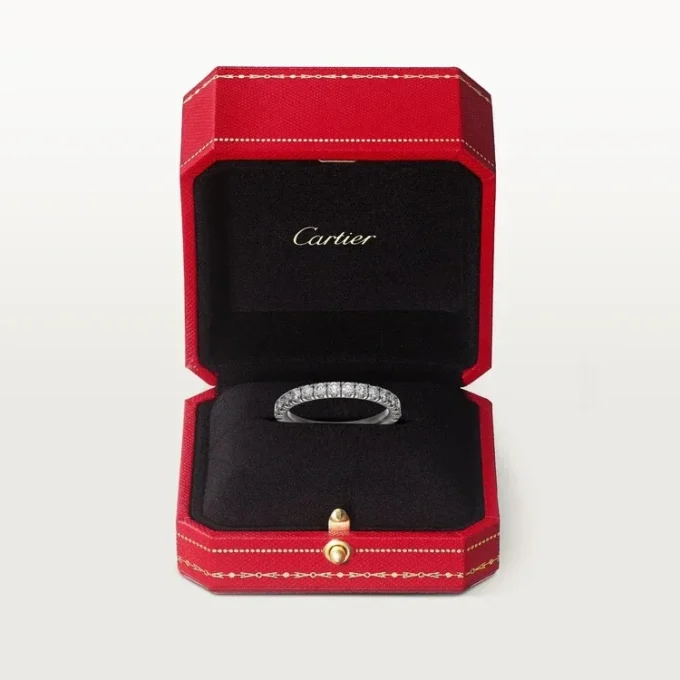 Etincelle De Cartier vigselring – platina, diamanter – Cartier