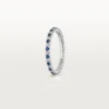 Etincelle De Cartier vigselring – platina, safirer, diamanter – Cartier