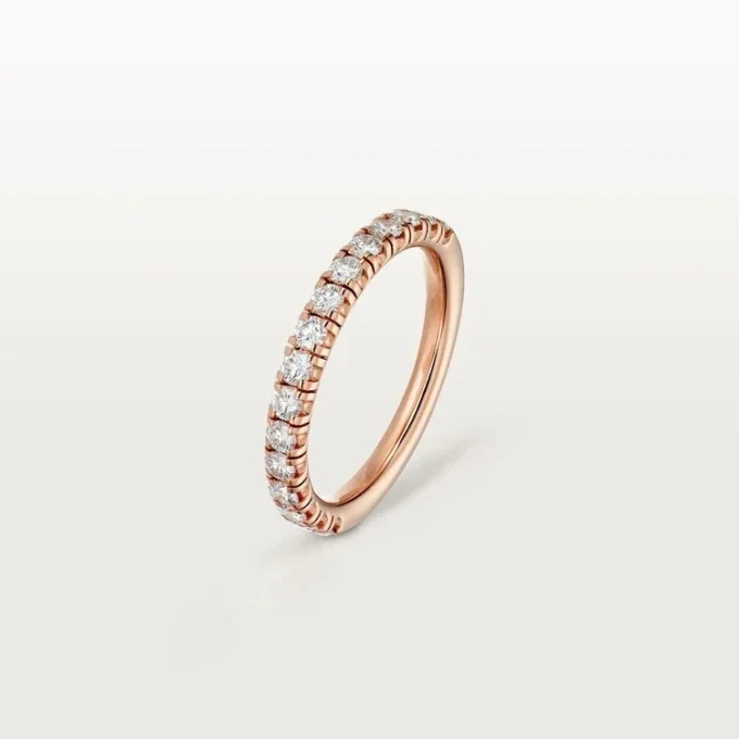 Etincelle De Cartier vigselring – rosa guld, diamanter – Cartier