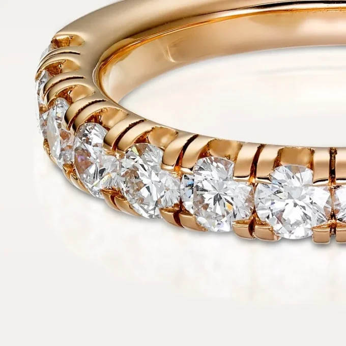 Etincelle De Cartier vigselring – rosa guld, diamanter – Cartier