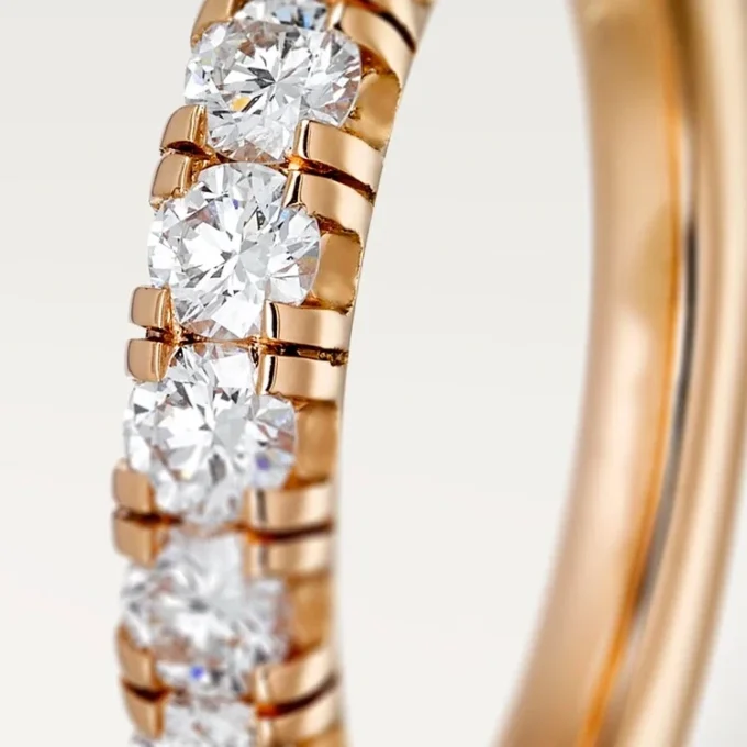 Etincelle De Cartier vigselring – rosa guld, diamanter – Cartier