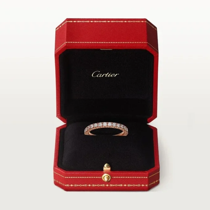 Etincelle De Cartier vigselring – rosa guld, diamanter – Cartier