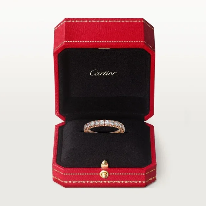 Etincelle De Cartier vigselring – rosa guld, diamanter – Cartier