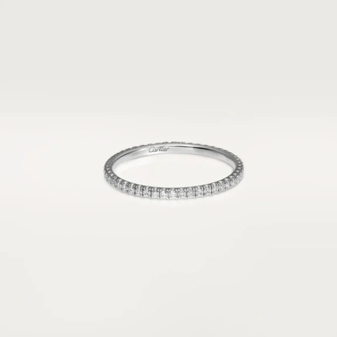 Etincelle De Cartier vigselring – vitguld, diamanter – Cartier