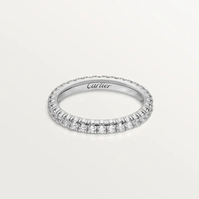 Etincelle De Cartier vigselring – vitguld, diamanter – Cartier