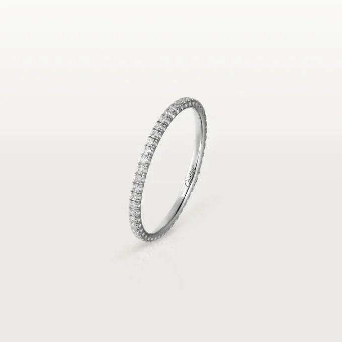 Etincelle De Cartier vigselring – vitguld, diamanter – Cartier