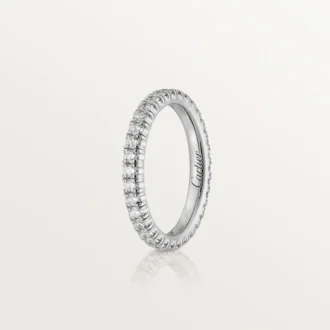 Etincelle De Cartier vigselring – vitguld, diamanter – Cartier