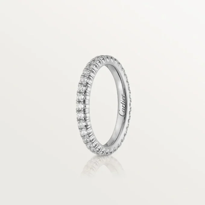 Etincelle De Cartier vigselring – vitguld, diamanter – Cartier